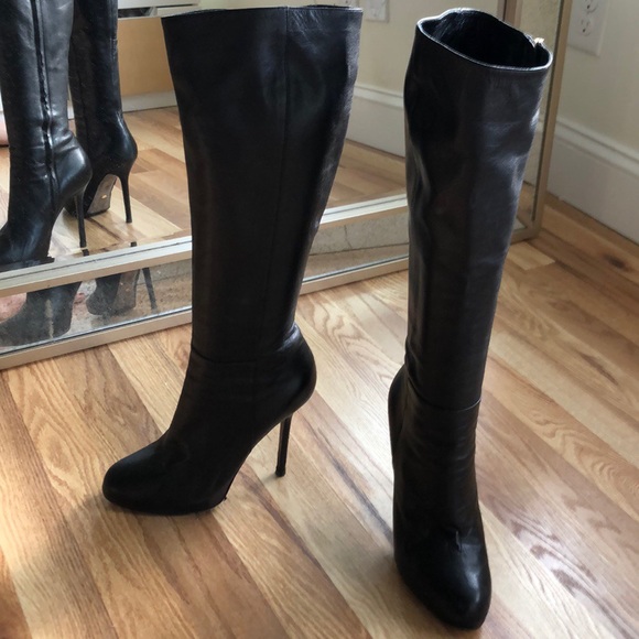 Sergio Rossi Shoes - Sergio Rossi Black Leather Boots